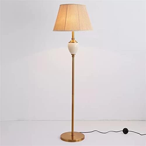 WYFDP מנורת שולחן אנכית רצפה אור רצפה סלון אמריקאי בסגנון אירופאי מיטת חדר שינה בית חם