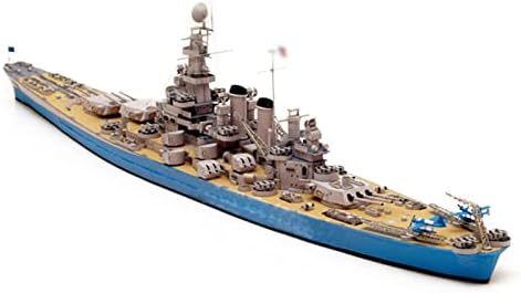 נייר 1/400 בקנה מידה סימולציה יו. אס. אס צפון קרוליינה-55 ספינה דגם צבאי ספינת מלחמה דגם בעבודת