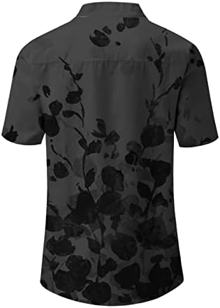 צמרות פרחוניות לנשים כפתור up v צוואר חולצות T קיץ 2023 חולצות טרנדיות טרנדיות שרוול קצר חולצות לבושות מזדמנים