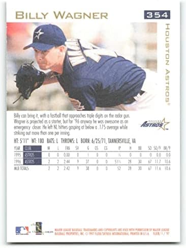 1997 Fleer 354 Billy Wagner Nmmt Astros