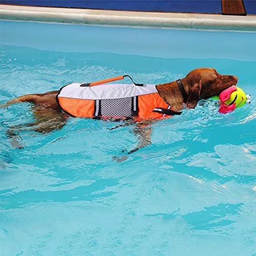 מעיל הצלה לכלבים לשחייה של גד ים של גד ים של אפיסט של כלב עם ציפה גבוהה וידית הצלה עמידה לקטן, בינוני