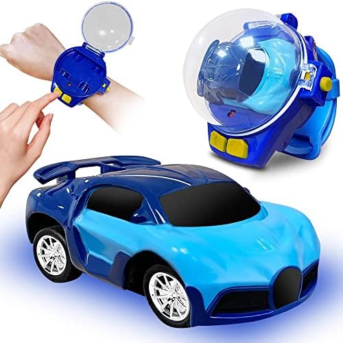 MINI שלט רחוק צעצועים שעונים, רכב מירוץ קטן של RC RC עם טעינה ב- USB, 2.4 ג'יגה הרץ ניתן להבחין