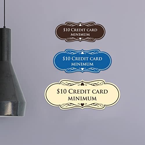 מעצב 10 $ כרטיס אשראי סימן מינימלי - גדול