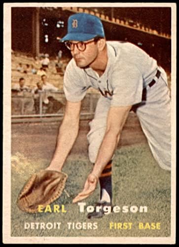 1957 Topps 357 Earl Torgeson Detroit Tigers Tigers