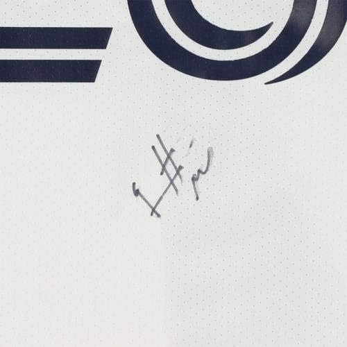 רולף פלצ'ר לה גלקסי חיצה חתימה משומשת 25 גופייה לבנה מעונת MLS 2020 - גופיות כדורגל חתימה