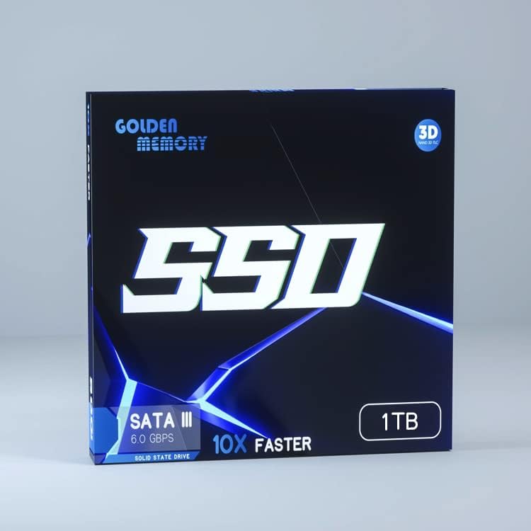 זיכרון זהב 2.5 SSD 1TB, SATA III 6.0 GBPS - כונן מצב מוצק פנימי