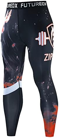 מכנסי דחיסה תרמית של FMCHICO, טייץ ריצה אתלטי וחותלות ספורט, תחתית בסיס הבסיס לחורף.