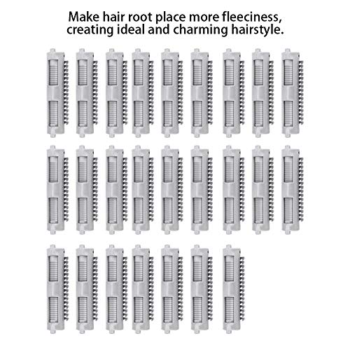 25 יחידות סלסול שיער, סלסול שיער, מוטות רולר קליפים רולים שיער סטיילינג כלי למספרה מקצועי שיער קליפ ידיות שיער