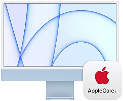 Apple 2021 iMac - כחול עם AppleCare+