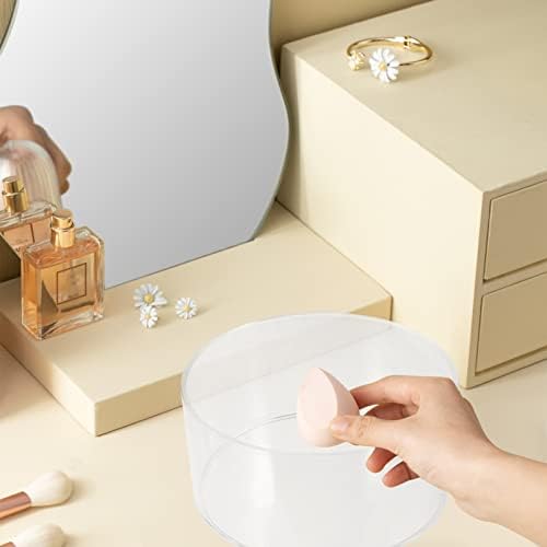 קופסא אחסון אקריליק קופסת תכשיטים קטנים תכשיטים עגיל תכשיטים תכשיטים תכשיטים ניידים תיבת אחסון מארגן