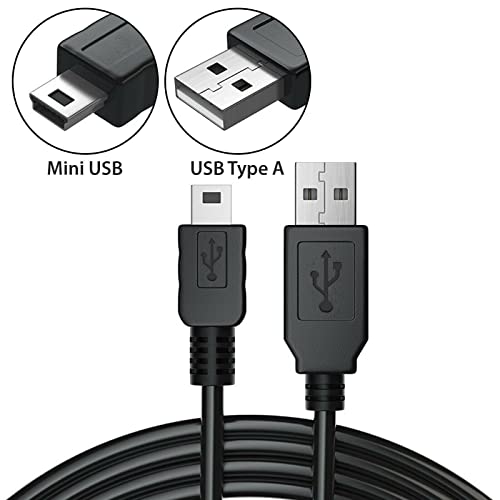 NTQINPARTS USB נתונים סנכרון כבל כבל מטען כוח לאח P-TOCH PT-D450 PT-D600 PC-Connectable Maker