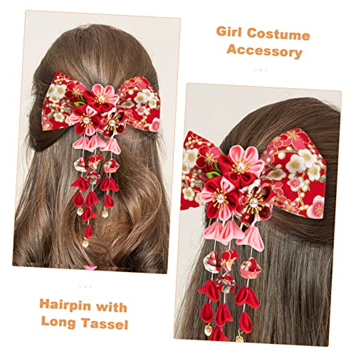 Bestoyard בסגנון יפני סיכת שיער נשים רצועות שיער וינטג 'אביזרי שיער חתונה שיער שיער שיער חריפות פרח