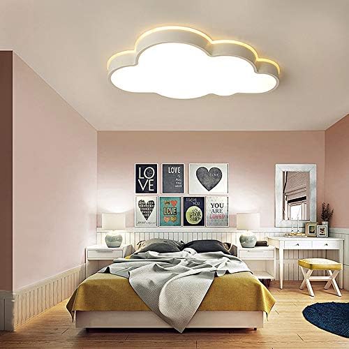 Lakiq מודרני אורות LED אקריליים יצירתיים צורת ענן צורת ילדים תקרה חדר אור סומק תקרת תקרת נברשת מתקן