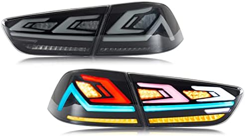 אורות זנב עבור מיצובישי לנסר 2007-2020 סדרתית אות הזנק אנימציה אפליקציה בקרת אחורי מנורות הרכבה