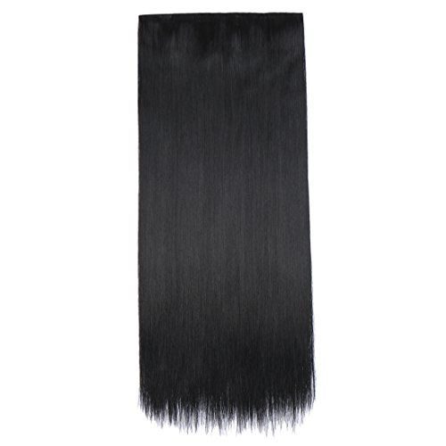 קליפים חומים שחורים בצבע שחור בהארכת שיער