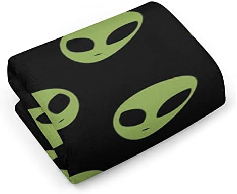 מגבת כביסה של חייזרים מצחיקים 28.7 X13.8 מטליות פנים סיבי סופר -סיבים סופגים מגבות מגבות