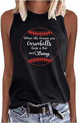 גופיות בייסבול של HGCCGDU לנשים לנשים אופנת קיץ 2023 טוניקה צוואר גבוה צוואר חמוד חולצות קאמי טנקים טנקי ספורט