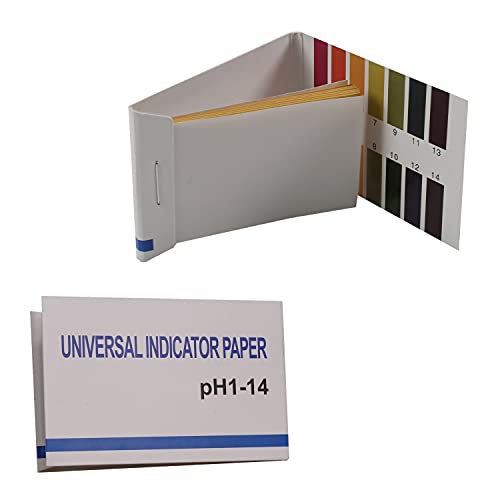 בטומשין 2 חבילות של 160 רצועות חומציות 1-14 מבחן נייר לקמוס רצועות בודק מחוון נייר 80 יחידות לכל