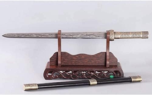עמדת חרב 1 מחזיק חרב שכבה מתלה לתצוגה של שולחן חרב עץ לקטנה או Wakizashi אומנויות לחימה מתלה נשק
