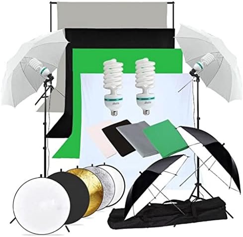 LMMDDP סטודיו LED LED Softbox ערכת תאורת תאורה רקע תמיכה בעמדת 4 רקע צבע לצילום צילום וידאו