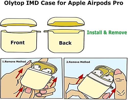 AirPods Pro פרח פרח, Olytop חמוד פרת משה רבנו קשה Apple AirPods Pro Case Case Cover Coard