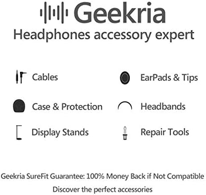 Geekria Quickfit חלבון חלבון רפידות אוזניים להחלפת Steelseries Siberia V1, Siberia V2, Siberia V3 Prism אוזניות