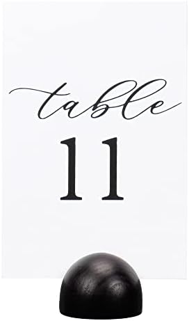 חנה רוברטס מודרני רהוט שולחן מספר כרטיס המניה סימנים עם עגול לעמוד לחתונה קבלה, מסעדה, אירוע מפלגה, 4 איקס