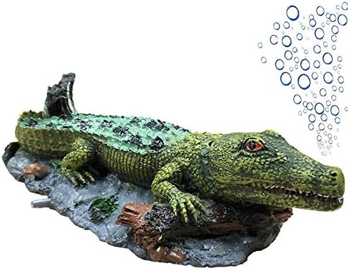 קישוטי בועת אוויר של Slocme Alligator Alligator - קישוט תנין של פעולת אוורור, מלאכת שרף בועת חמצן לעיצוב