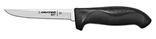 דקסטר 5 מסולסל סכין שירות, ידית שחורה