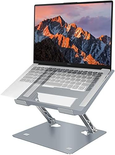 מעמד מחשב נייד נייד שולחן מתכוונן ארגונומי מתקפל אלומיניום מעמד מחשב נייד מחזיק / אלומיניום סגסוגת