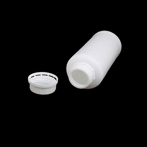 X-dree 2 pcs 17 גרם HDPE פלסטיק לבן ניתן למילוי צמצ