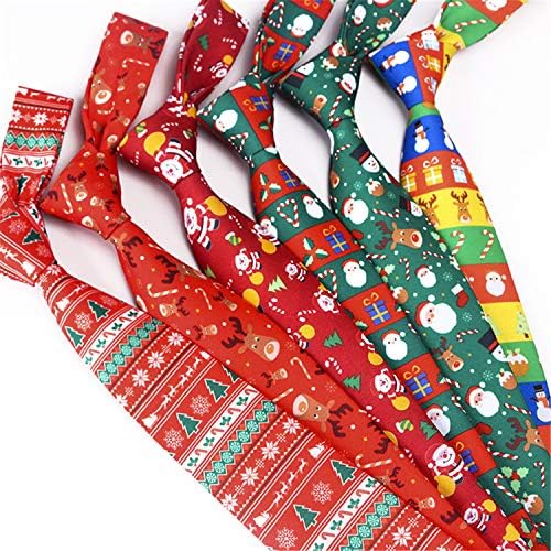 גברים של חג המולד עניבה חידוש עניבת איש שלג עניבה אקארד ארוג מצחיק מסיבת עניבות חג מתנה