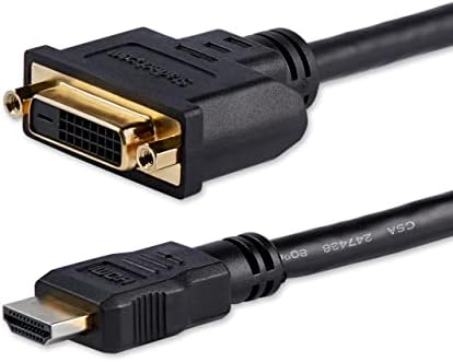 Startech.com 8 במתאם HDMI ל- DVI, DVI-D ל- HDMI, 10 חבילות, HDMI זכר עד 24 PIN נקבה DVI-D, כבל