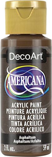 דקוארט אמריקנה צבע אקרילי, 2 אונקיות, אספלטום