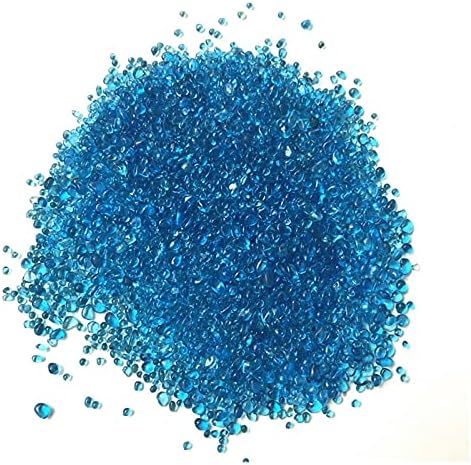 50 גרם 2-5 ממ 5 ים כחול זכוכית חצץ זיגוג אבן רוק מלוטש אקווריום דגימת גבישים עבור מלאכות 0228