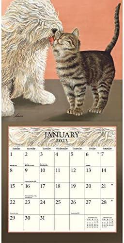 WSBL חתולים 2023 12x12 לוח השנה הקיר