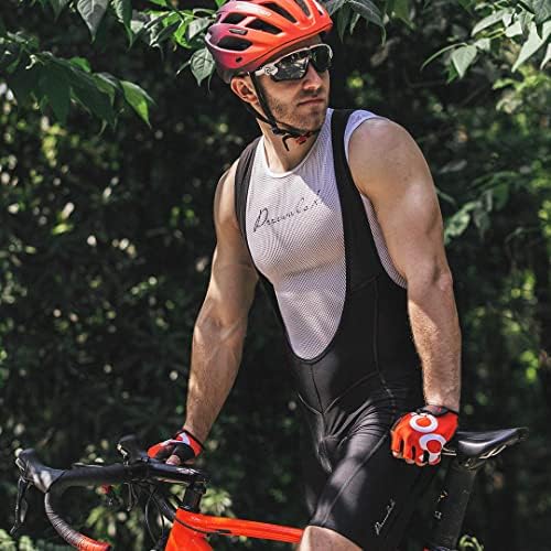 Przewalski לגברים תלת מימד מרופדים אופניים מכנסיים קצרים, מכנסי אופניים אופניים מכנסיים קצרים אופניים