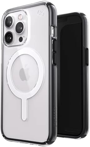 Speck Presidio מושלם מארז גיאומטריה של השפעה ברורה עבור Apple iPhone 13 Pro תואם שחור W mag Safe