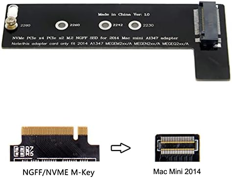 NFHK M.2 NGFF M-KEY NVME SSD CERVERTOR כרטיס לשנת 2014 MAC A1347 MEGEN2 MEGEM2 MEGEQ2 MINI