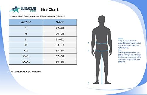 חץ משמר הגברים של Ultrastar 4 Way Strach לוח בגדי ים קצרים