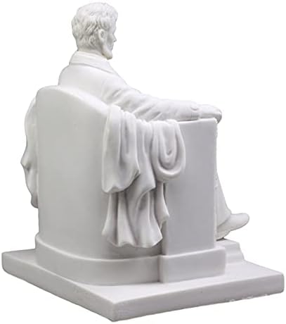 אברוס יושב קטן אברהם לינקולן פסלונין 5 H לינקולן זיכרון פסל קולוסלי נשיא 16 של ארצות הברית של אמריקה