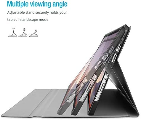 מארז מקלדת Procase עבור Surface Pro 7 Plus /Pro 7 /Pro 6 /Pro 5 /Pro 4 12.3 אינץ 'Tablet Bundle עם 13-13.3 אינץ'