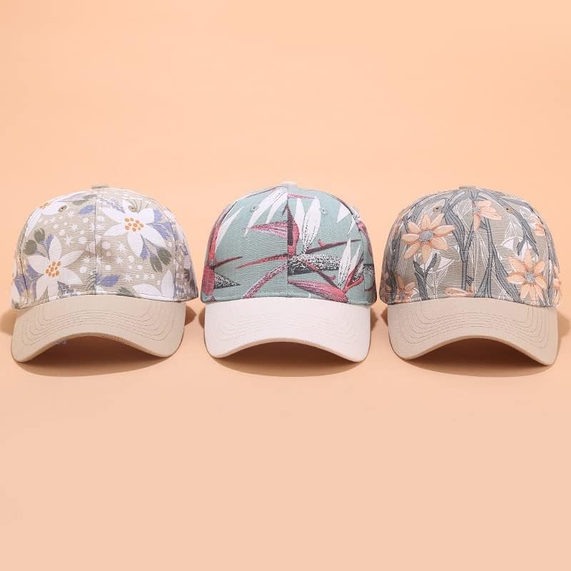 חדש בייסבול כובע נשים פרח רקמת שמש כובעי אביב קיץ בנות מתכוונן מגן כובעי