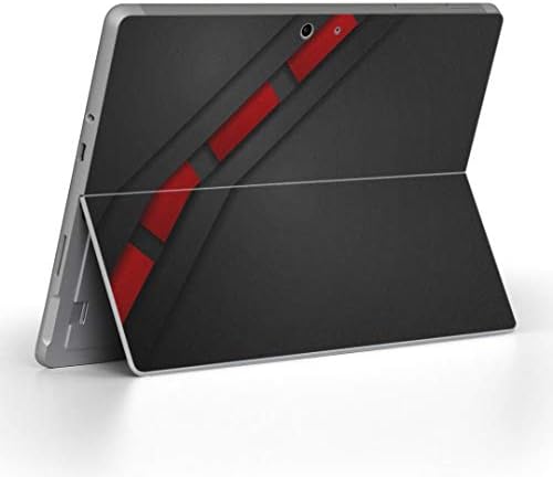 כיסוי מדבקות Igsticker עבור Microsoft Surface Go/Go 2 עורות מדבקת גוף מגן דק במיוחד 008515 דפוס אדום שחור