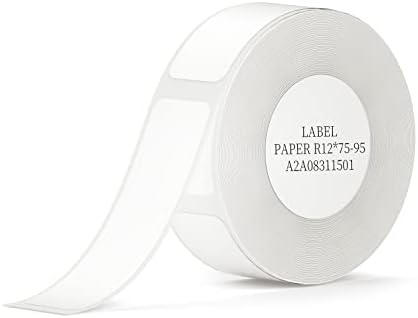 תווית יצרנית קלטת לבן תווית הדפסת נייר תואם עבור נימבוט ד11 ד110 ד101, תרמית מדבקת נייר 0.47 איקס 2.95 עמיד