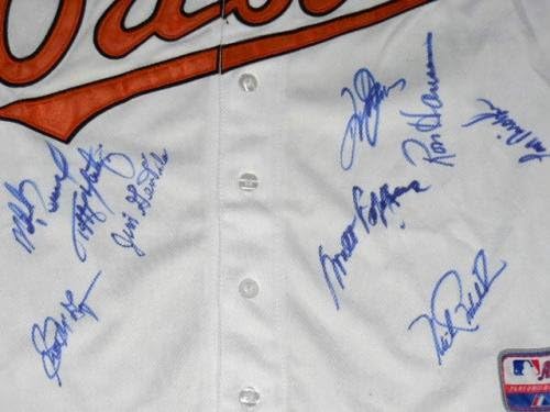צוות Baltimore Orioles Greats Team חתום על ג'רזי - גופיות MLB עם חתימה