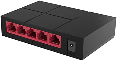 Yfqhdd 5 מתג Gigabit יציאה 10/100/1000 מגהביט לשנייה RJ45 LAN Ethernet רכז מיתוג רשת שולחן עבודה מהיר