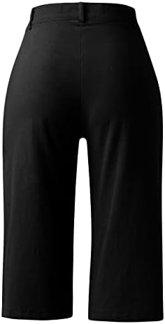 מכנסיים קצרים בקיץ של MNBCCXC לנשים לנשים מכנסיים קצרים מזדמנים של נשים בקיץ כותנה אמצע מכנסיים תחתונים תחתונים