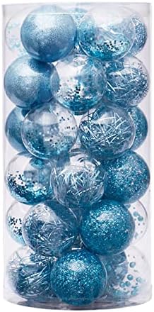 כדור חג המולד של רויו כדור חג המולד כדור רב -צבעוני מולטי -צבעוני סט צבע כדורי צבע