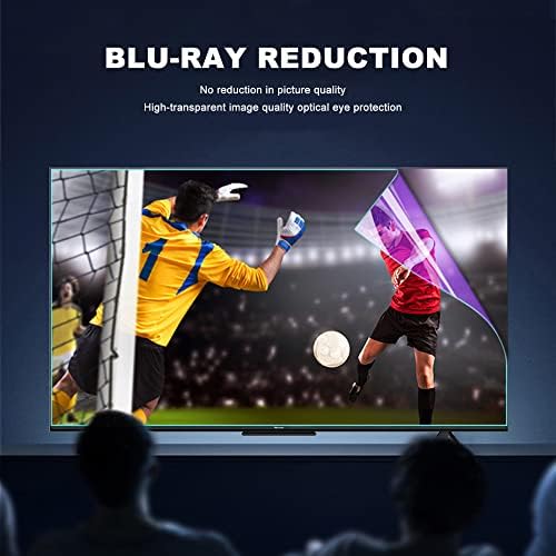 קלוניס אנטי כחול אור מסך מגן עבור 32-65 סנטימטרים טלוויזיה, מט נגד בוהק מגן סרט להפוך את אור רך במיוחד